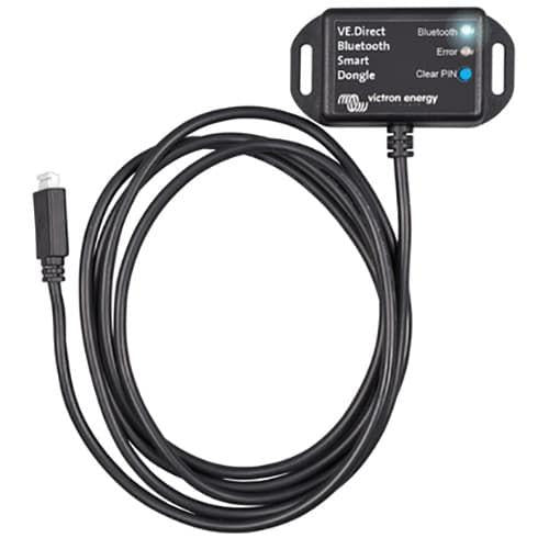VE.Direct Bluetooth Smart dongle For iPhone and Android. For monitoring as well as product set-up)
